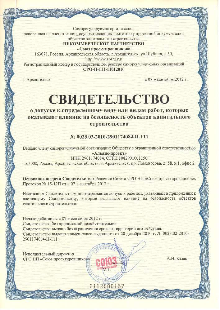 Альянс проект архангельск