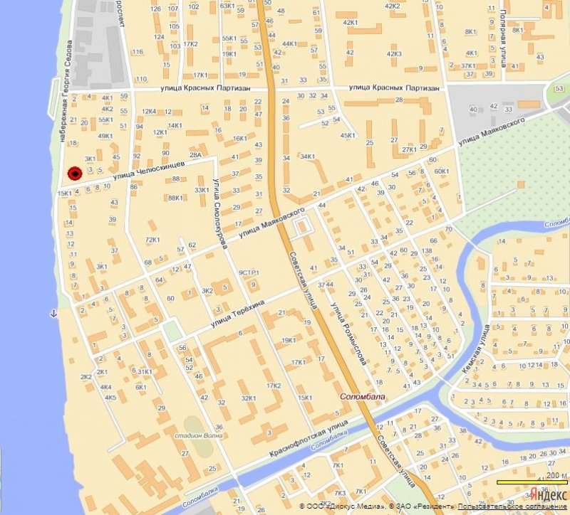 Карта соломбалы архангельск
